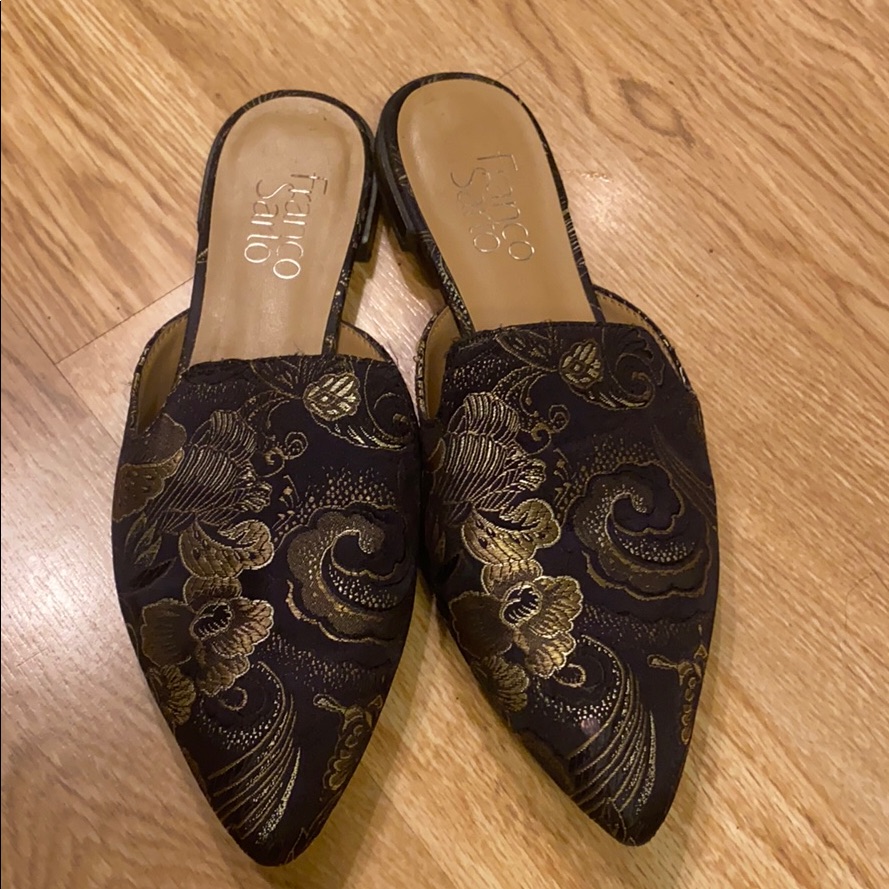 Ornate Pattern Mules